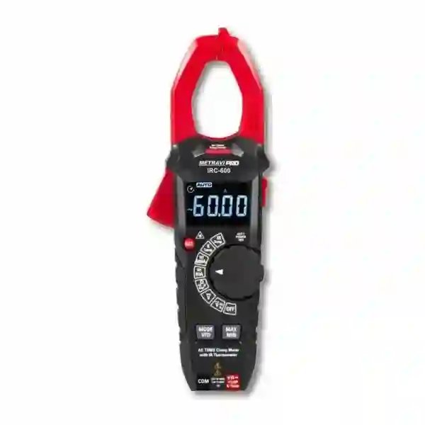 Metravi Pro IRC-600 Digital TRMS AC Clamp Meter with IR Thermometer